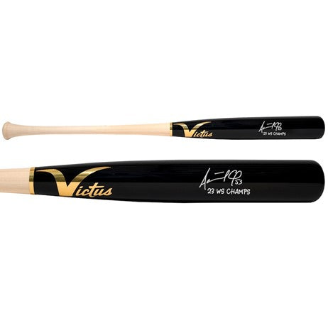 Adolis Garcia Autographed "23 WS Champs" Victus Game Model Bat - Presale