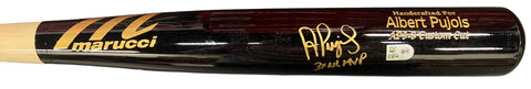 Albert Pujols Autographed "3x NL MVP" Game Model Bat