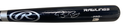 Bruce Bochy Autographed Black Rawlings Bat