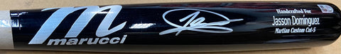 Jasson Dominguez Autographed Marucci Game Model Bat