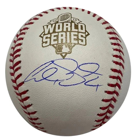 Alex Gordon Autographed 2015 WS Logo Baseball