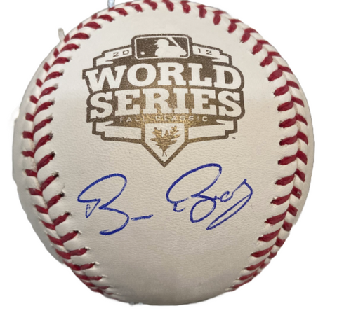 Bruce Bochy Autographed 2012 World Series Logo Baseball