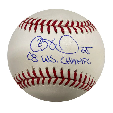 Cole Hamels Autographed "08 WS Champs" Baseball