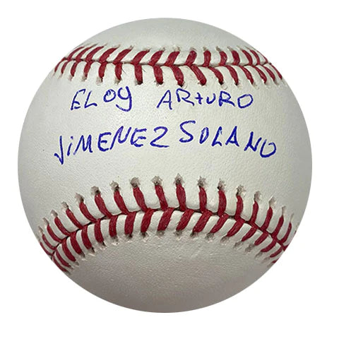 Eloy Arturo Jimenez Solano (Full Name) Autographed Baseball