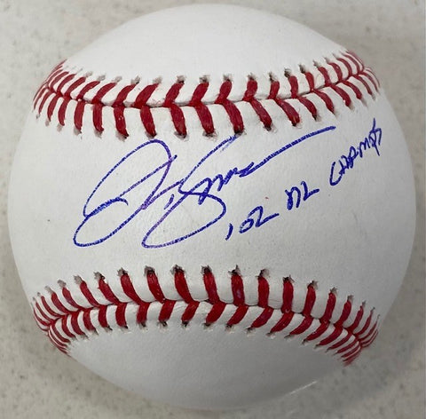J.T. Snow Autographed "2002 NL Champs" Baseball
