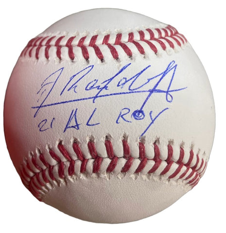Randy Arozarena Autographed "21 AL ROY" Baseball