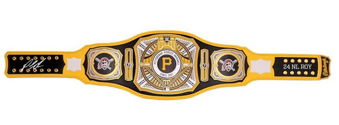 Paul Skenes Autographed "24 NL ROY" Pittsburgh Pirates Authentic Wrestling Belt (PRESALE)