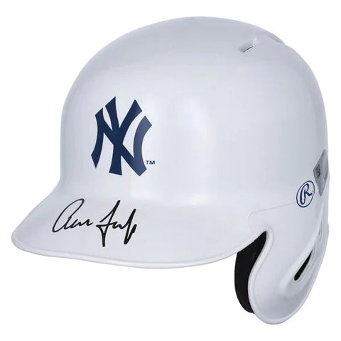 Aaron Judge Autographed Alternate Chrome Yankees Batting Helmet