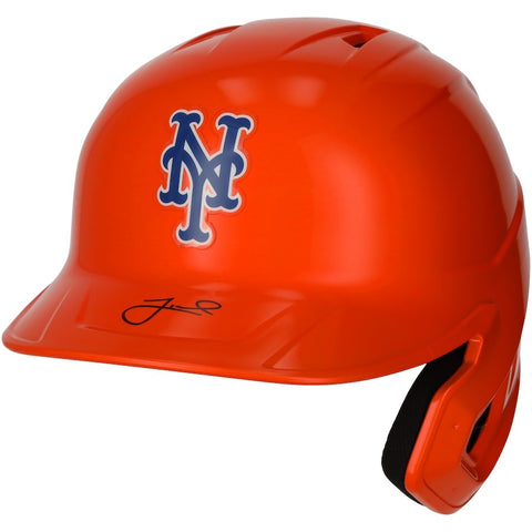 Jeff McNeil Autographed Mets Alternate Chrome Batting Helmet