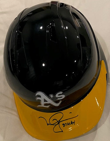 Mark McGwire Autographed "87 AL ROY" Athletics Batting Helmet
