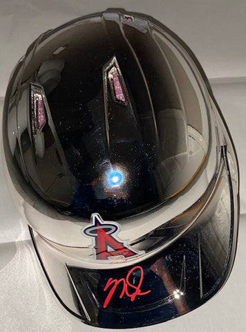 Mike Trout Autographed Angels Silver Chrome Batting Helmet