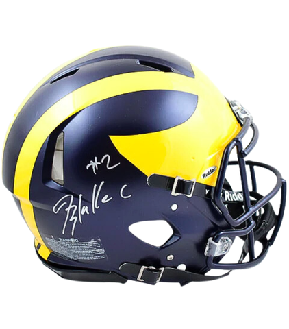 Blake Corum Autographed Michigan Full-Size Authentic Helmet