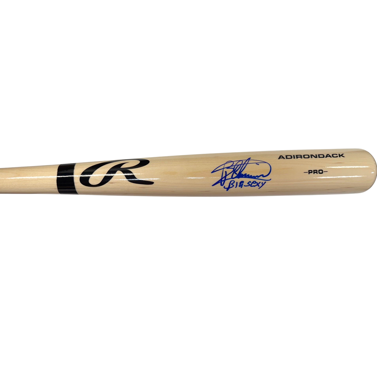 Bartolo Colon Autographed "Big Sexy" Blonde Rawlings Bat