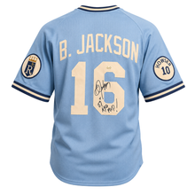 Bo Jackson Autographed "1989 ASG MVP" Mitchell & Ness Powder Blue Kansas City Royals Authentic Jersey