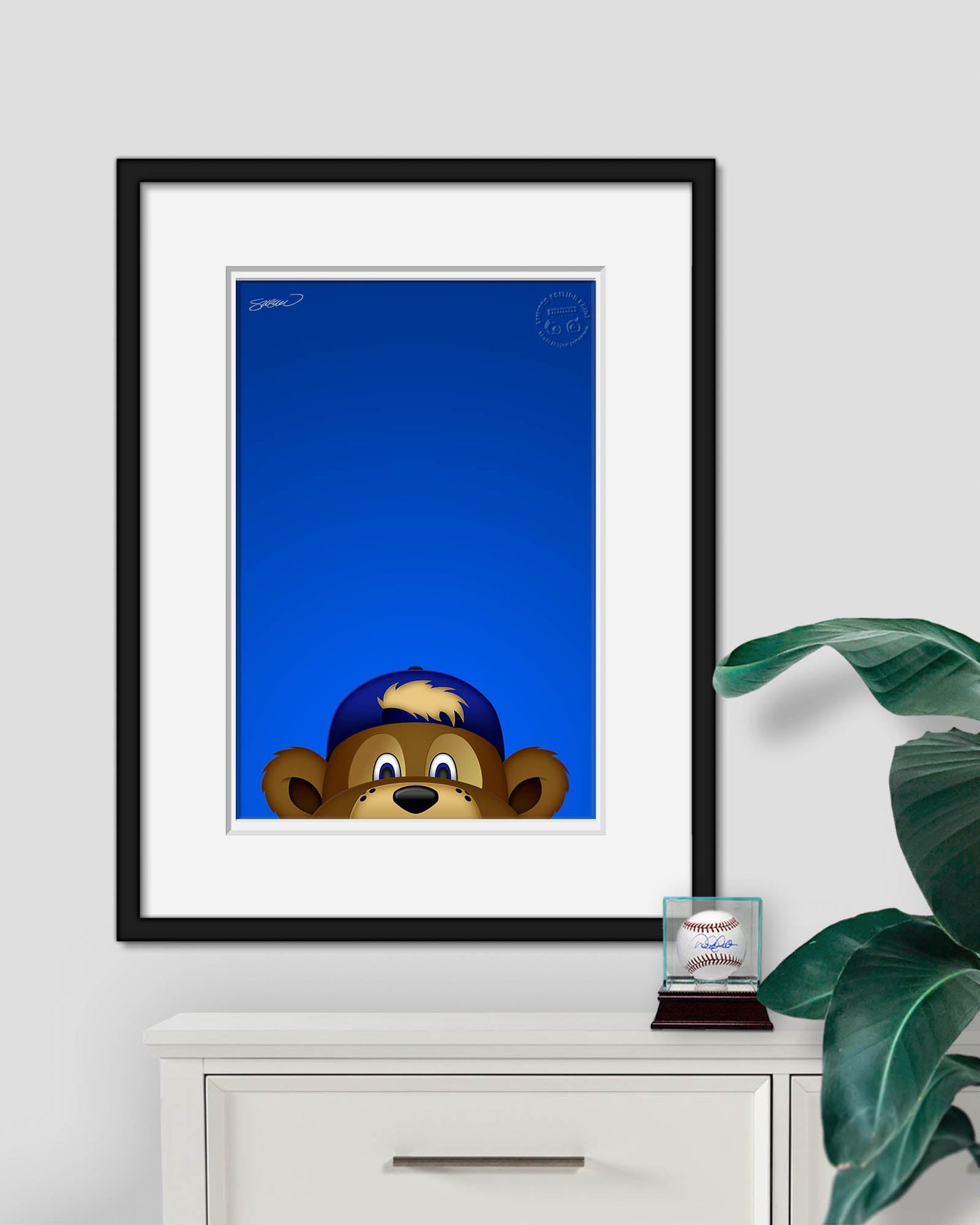 Minimalist Clark The Cub Art Print