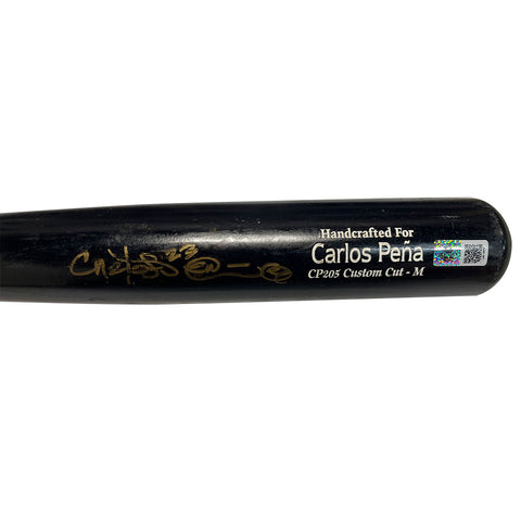 Carlos Pena Autographed Game Used Custom Marucci Bat - Player's Closet Project