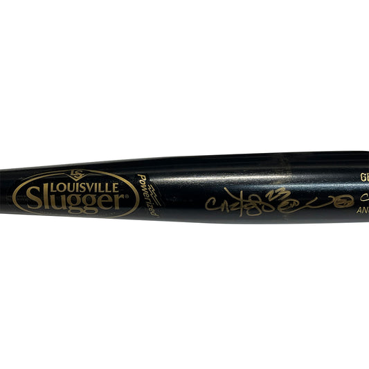 Carlos Pena Autographed Game Used Louisville Slugger Angels Bat - Player's Closet Project