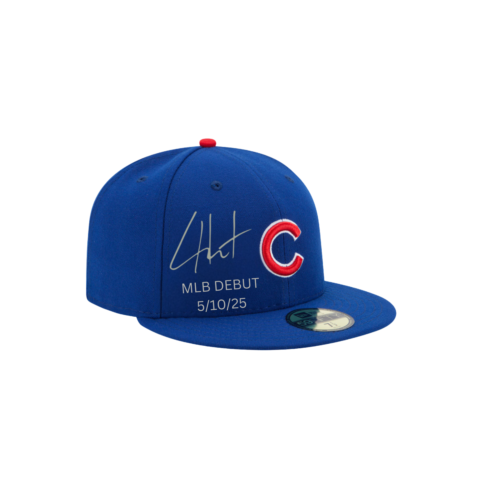 Cade Horton Chicago Cubs Autographed "MLB DEBUT 5/10/25" Hat - (PRESALE)