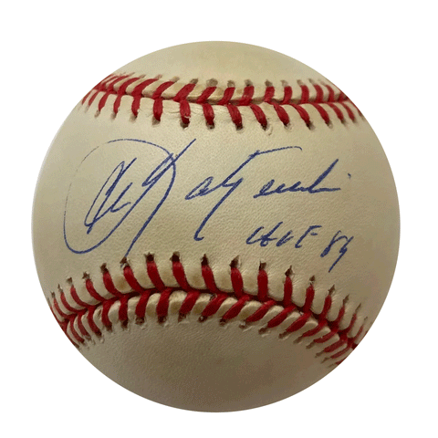 Carl Yastrzemski Autographed "HOF 89" Baseball - Players Closet