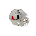 Carson Beck Autographed Miami Hurricanes White Replica Helmet
