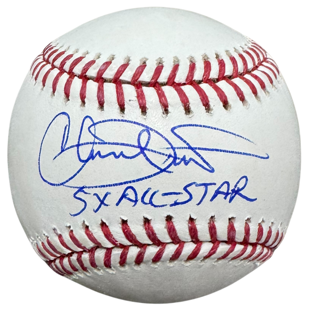 Chuck Finley Autographed "5x All-Star" Baseball