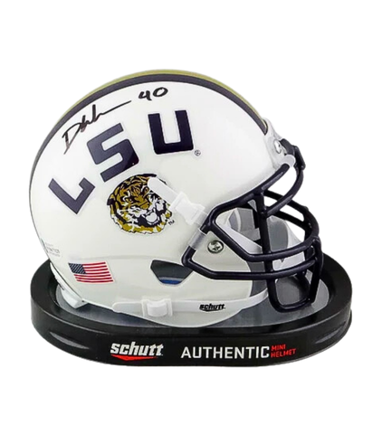 Devin White Autographed LSU Mini Football Helmet