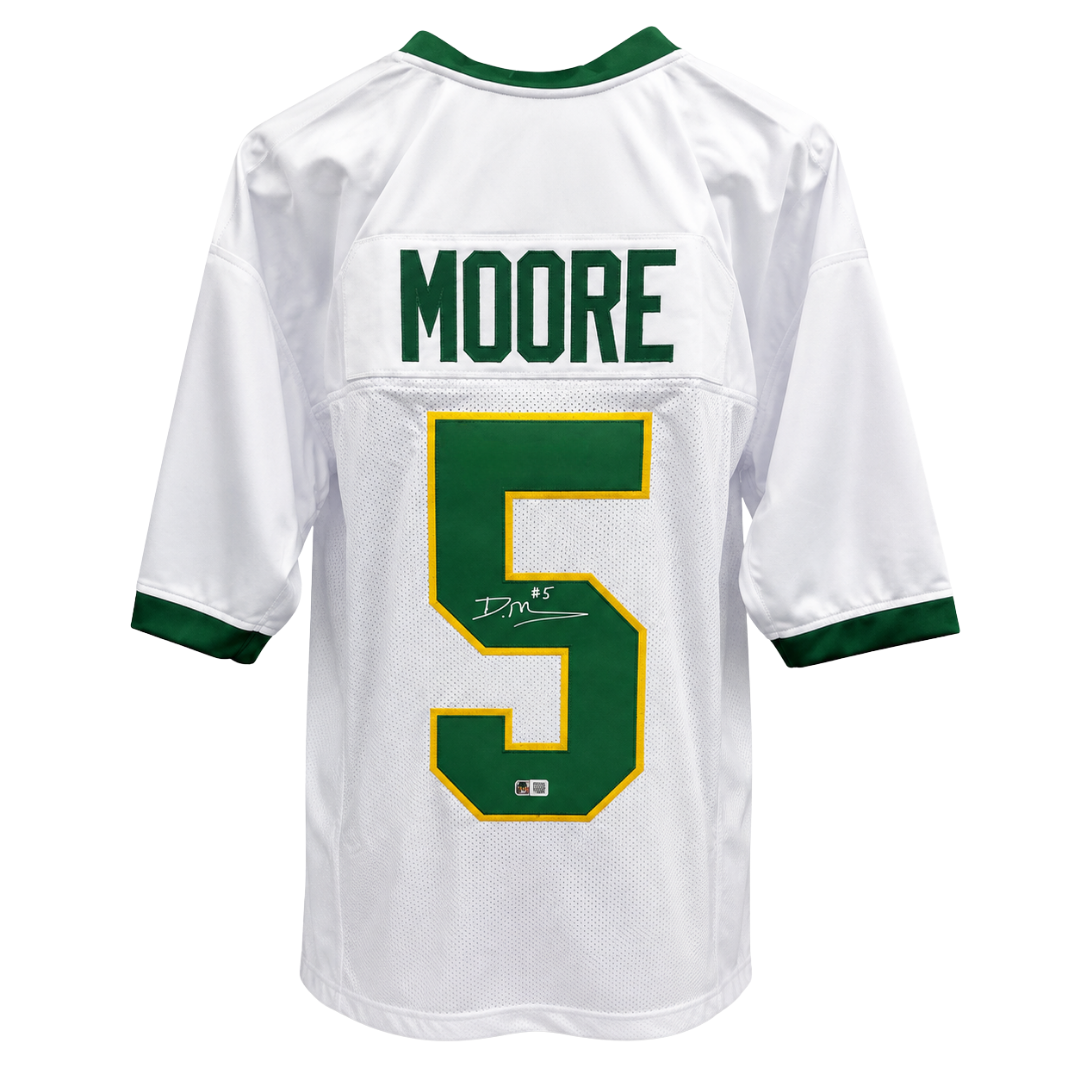 Dante Moore Autographed White Custom Jersey
