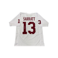 Elijah Sarratt Autographed "Go Hoosiers!" White Custom Jersey