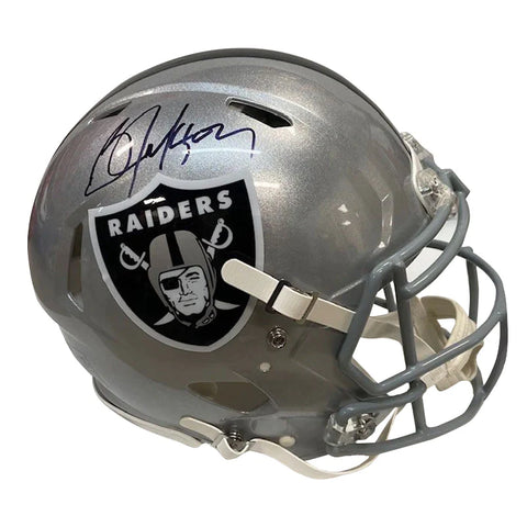 Bo Jackson Autographed Raiders Authentic Full Size Football Helmet