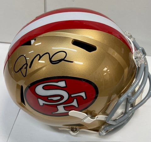 Joe Montana Autographed San Francisco 49ers Gold Speed Replica Helmet