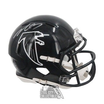 Michael Vick Autographed Falcons Throwback Full-Size Speed Authentic Helmet