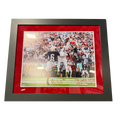 Framed Omar Cooper Jr. Autographed "The Catch 11/8/25 IU 27 PSU24" 16x20 Photo (PRESALE)