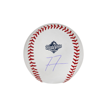 Freddie Freeman Los Angeles Dodgers Autographed 2025 World Series Logo Baseball