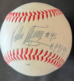 Pedro Martinez ROMiLB Logo Autographed Baseball - Player's Closet Project