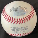 Alex Avila Autographed 2013 Postseason Logo Baseball - Player's Closet Project
