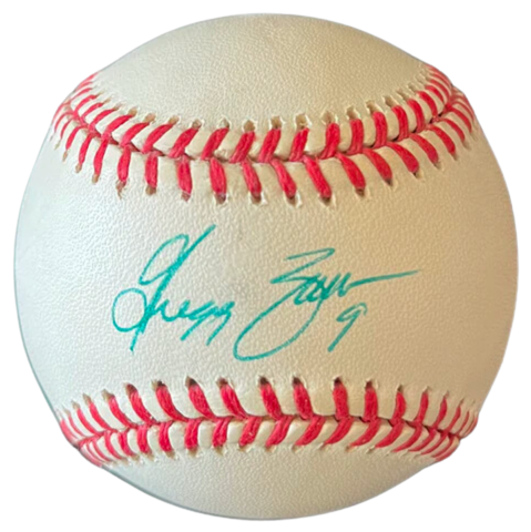 Gregg Zahn Autographed Baseball - Player's Closet Project