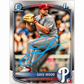 Gage Wood Autographed 1st Bowman Chrome Baseball Card