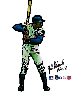 Chicago Cubs Ernie Banks Lithograph 12 x 18 Framed - 1 of 50