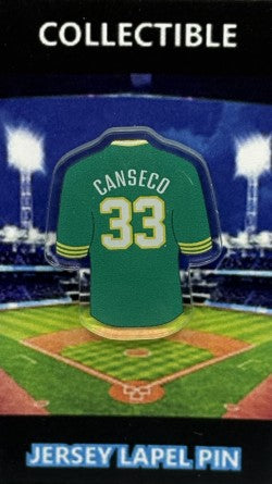 Oakland Athletics Jose Canseco Jersey Lapel Pin