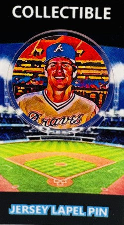 Dale Murphy Artwork Lapel Pin