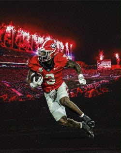 Nate Frazier Unsigned Action Photo - (8x10, 11x14, 16x20, Canvas)