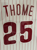 Jim Thome Framed Autographed Phillies Jersey - Player's Closet Project