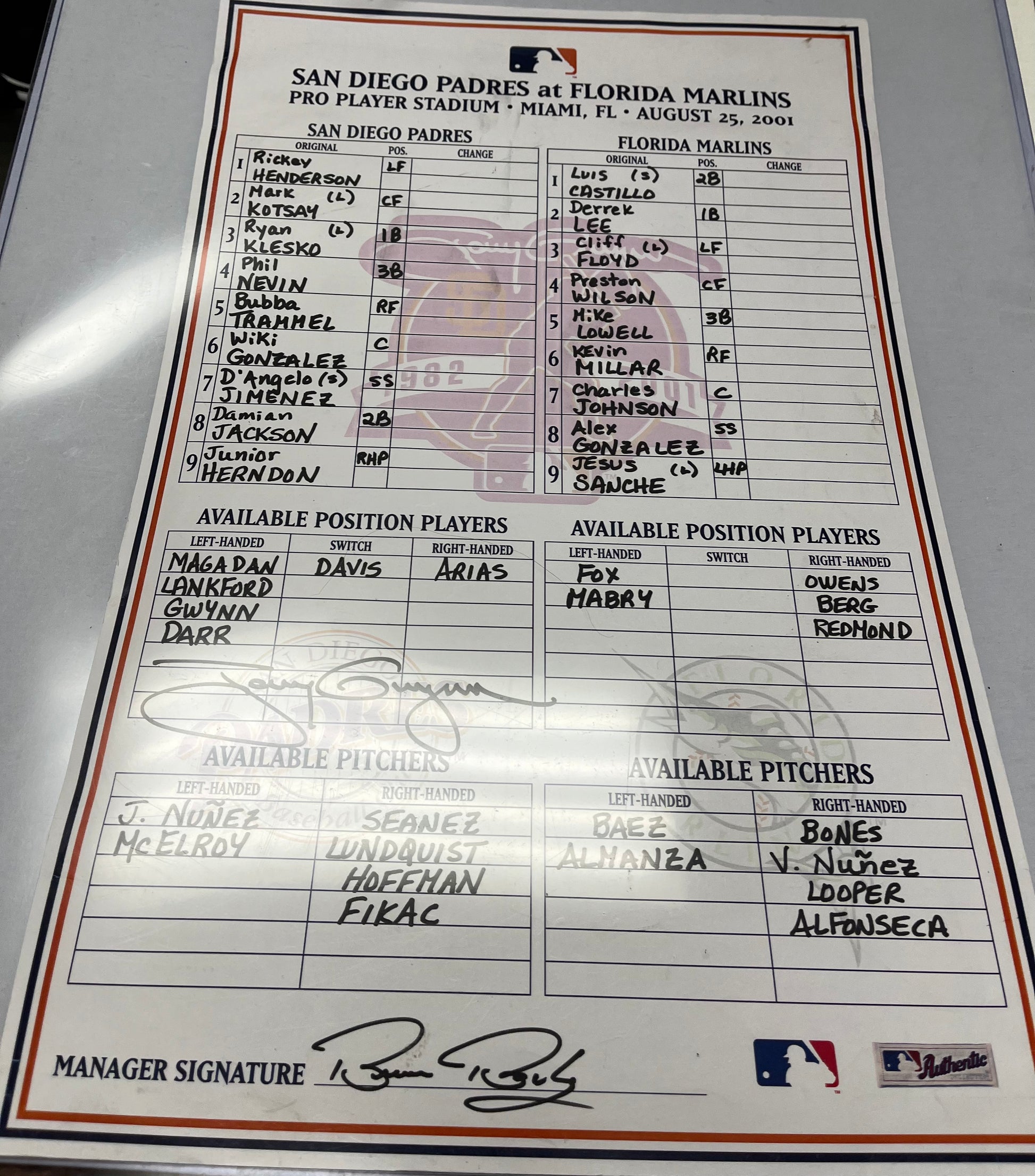 Authentic Autographed Memorabilia 