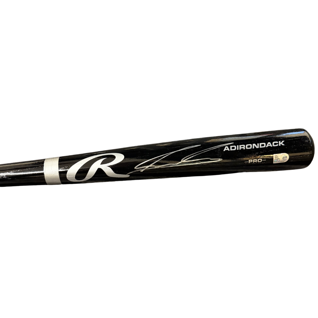 Ike Irish Autographed Black Rawlings Bat