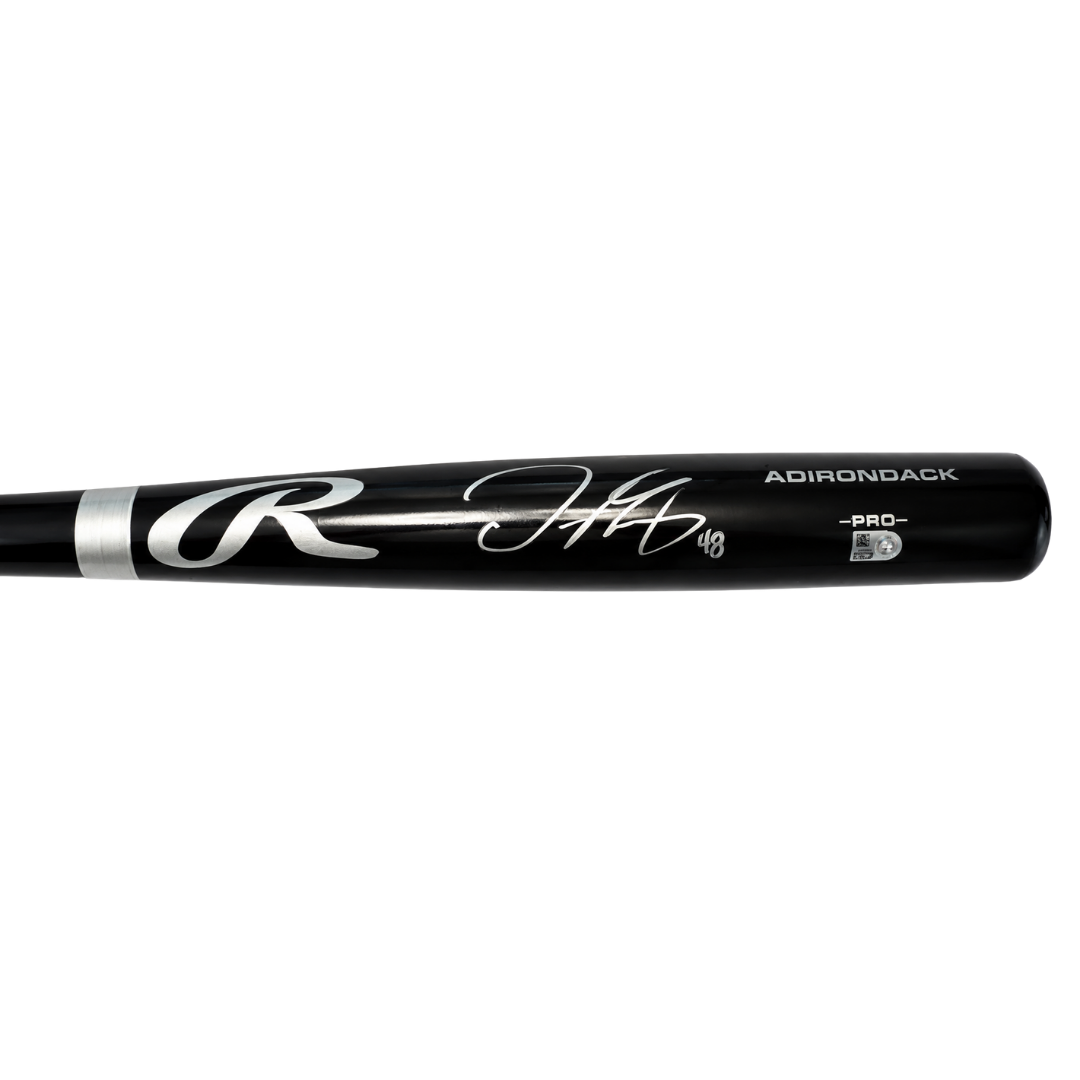 Ivan Herrera Autographed Black Rawlings Bat