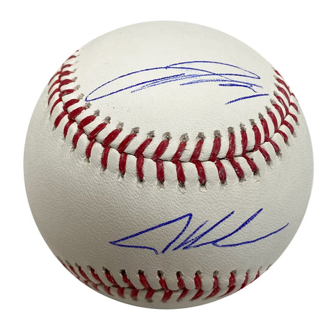 Jackson Holliday & Adley Rutschman Dual Autographed Baseball