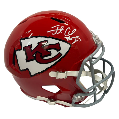 Jamaal Charles Autographed Chiefs Replica Football Helmet