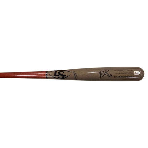 James Outman Autographed Game Model Bat