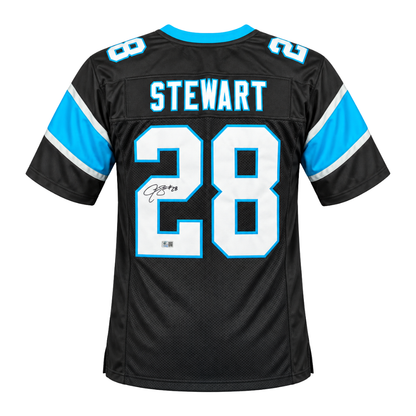 Jonathan Stewart Autographed Black Custom Jersey