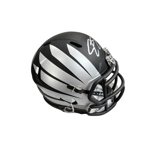 Jonathan Stewart Autographed Black Oregon Ducks Wing Mini Helmet